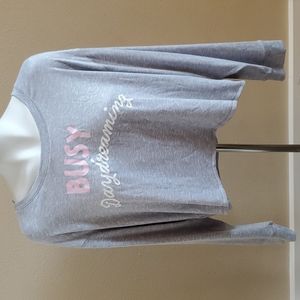 Womens Jaclyn Intimates BUSY DAYDREAMING Hacci Sleep Pajama Top Sz XL 2X 3X NWT